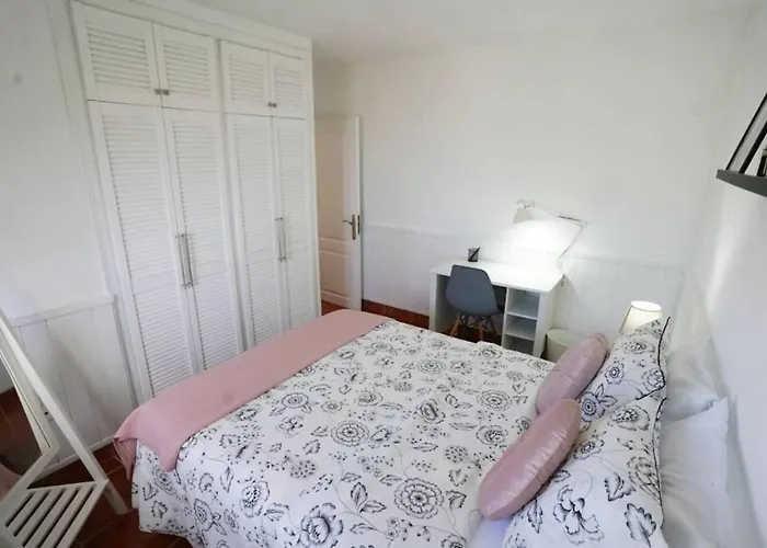 Terraza, Centrico Pueblo + Aparcamiento Cerca 이코드레로스비노스