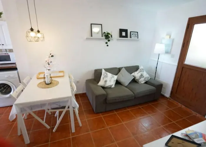 Terraza, Centrico Pueblo + Aparcamiento Cerca 아파트 이코드레로스비노스